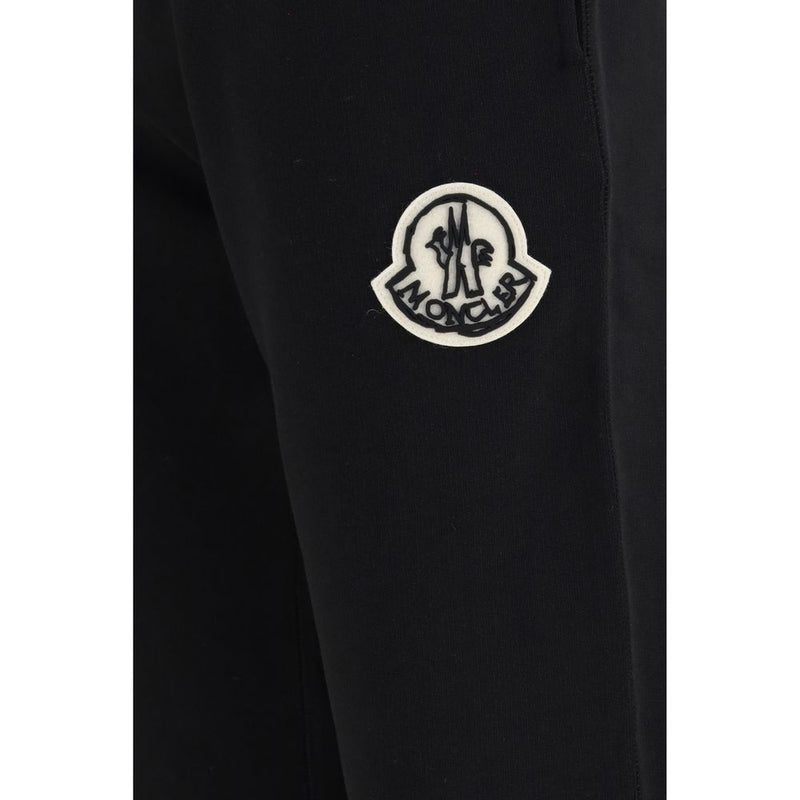 Pantalon de jogging Moncler noir en coton