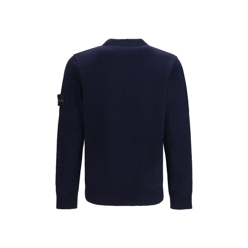 Sweat-shirt en coton noir Stone Island