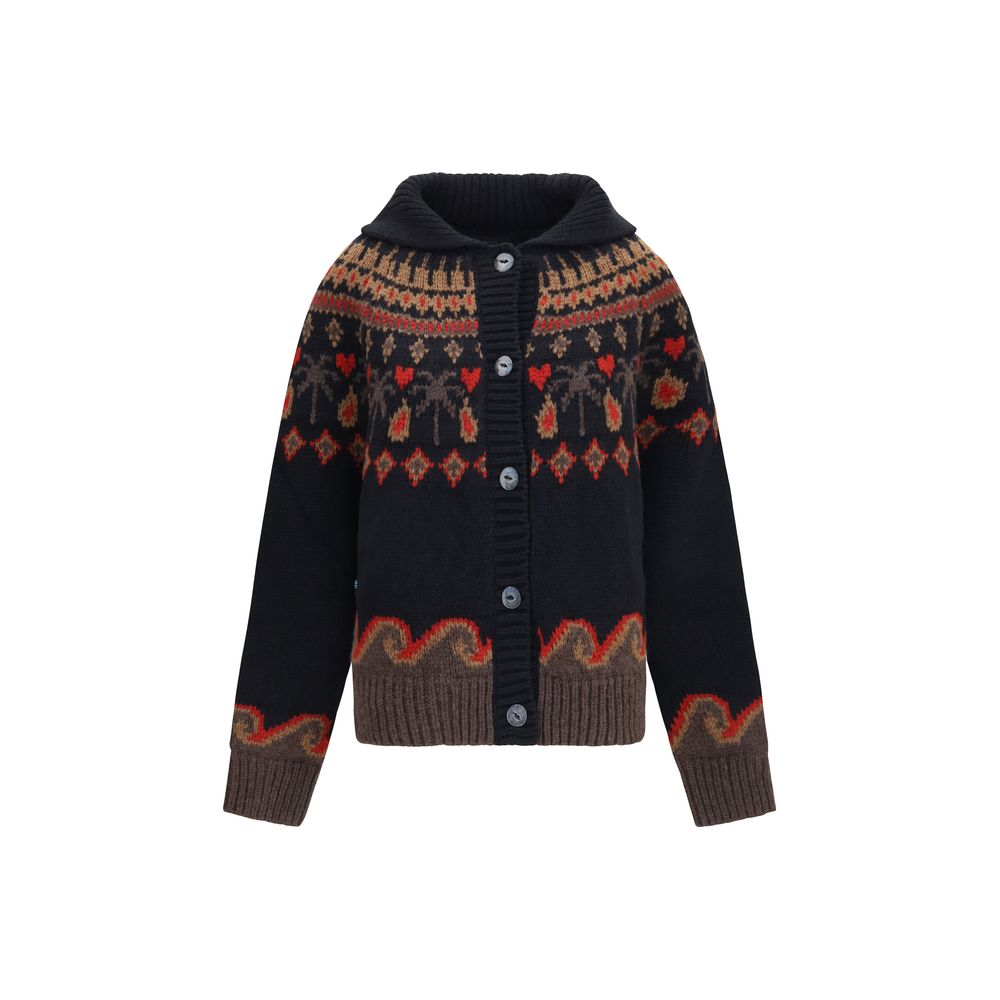 Cardigan Alanui en laine multicolore Oves Aries