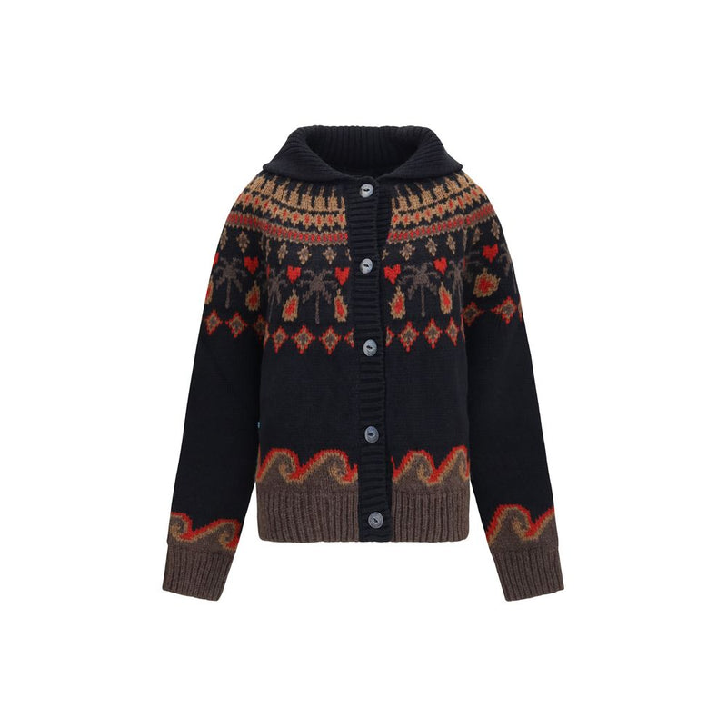 Cardigan Alanui en laine multicolore Oves Aries