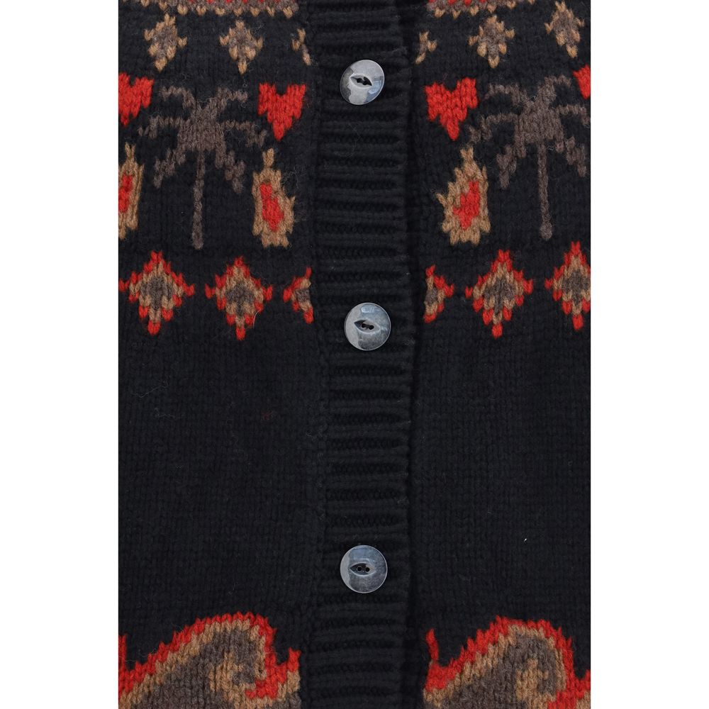 Cardigan Alanui en laine multicolore Oves Aries