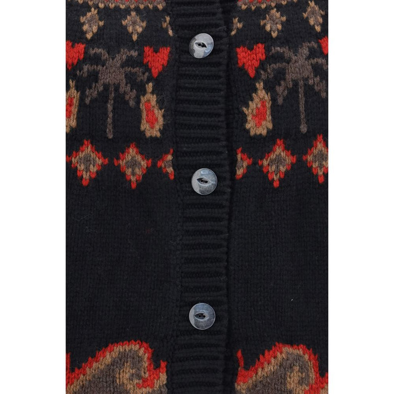 Cardigan Alanui en laine multicolore Oves Aries