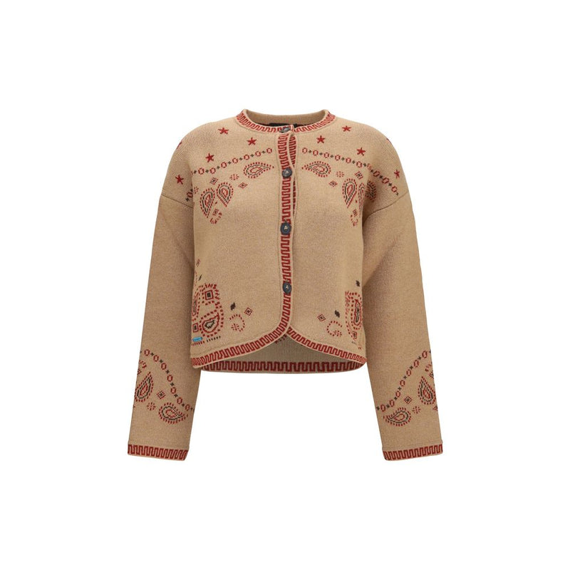 Alanui Brown Wool Oves Aries Full-Length Jacket