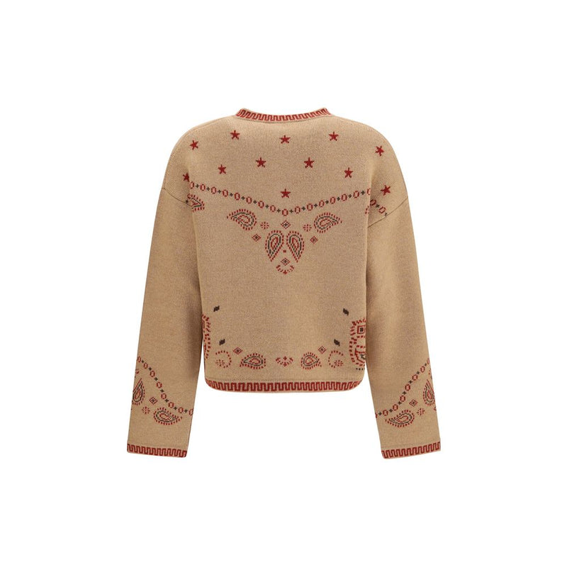 Alanui Brown Wool Oves Aries Full-Length Jacket
