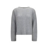 Sweat-shirt gris en cachemire Fabiana Filippi