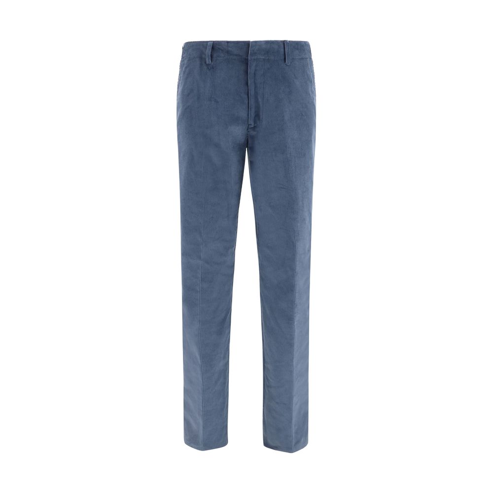 Pantalon décontracté Etro en coton bleu