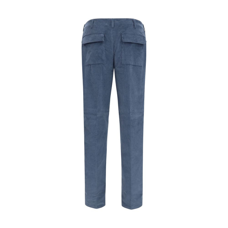 Pantalon décontracté Etro en coton bleu