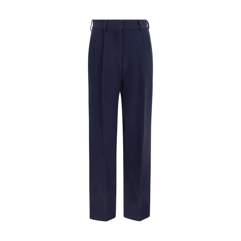 Pantalon Oves Aries en laine bleue Blazé Milano