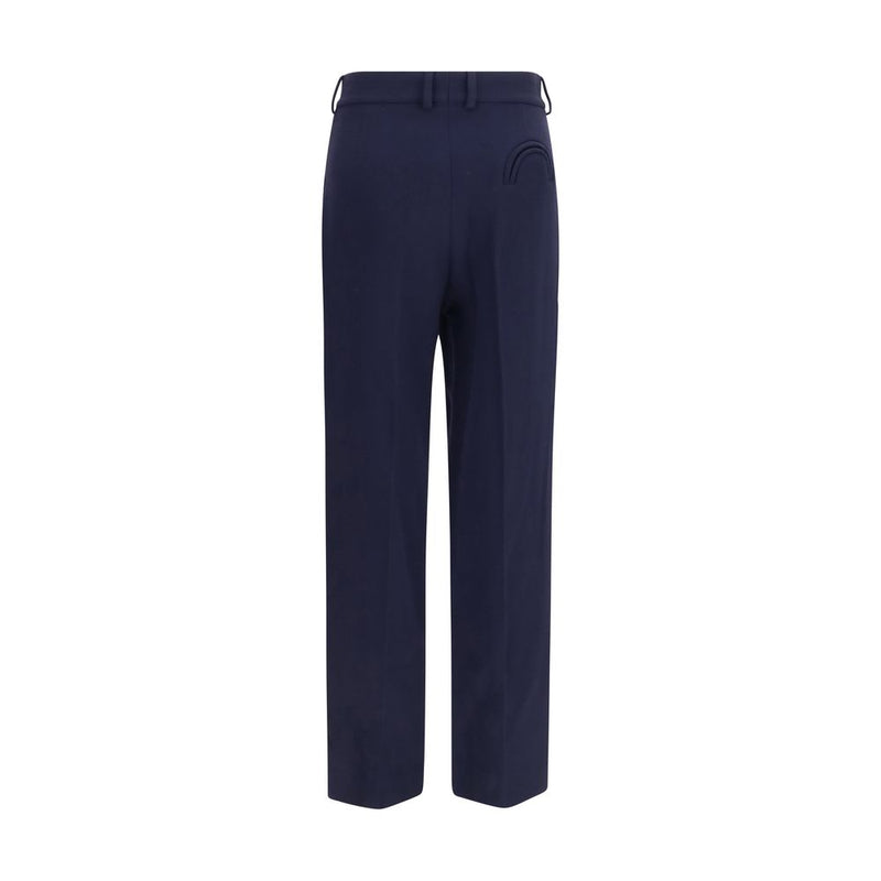 Pantalon Oves Aries en laine bleue Blazé Milano