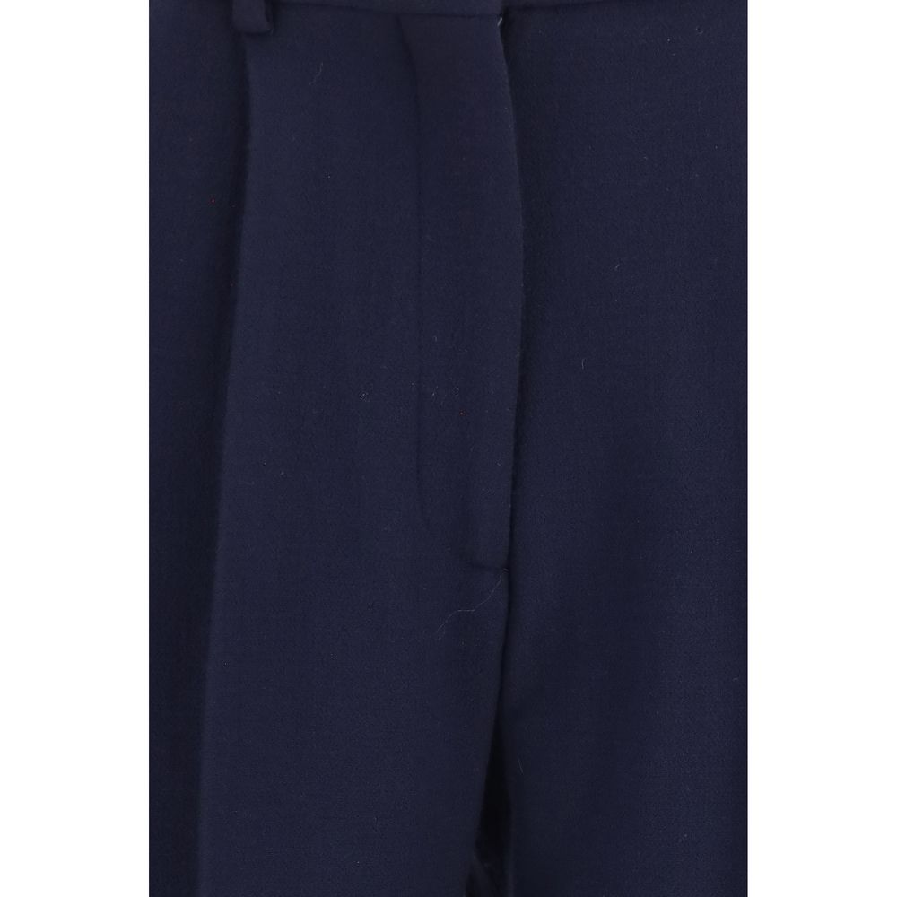 Pantalon Oves Aries en laine bleue Blazé Milano