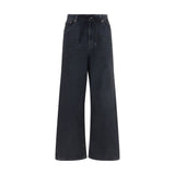 Jean Relaxed Fit MM6 en Coton Noir
