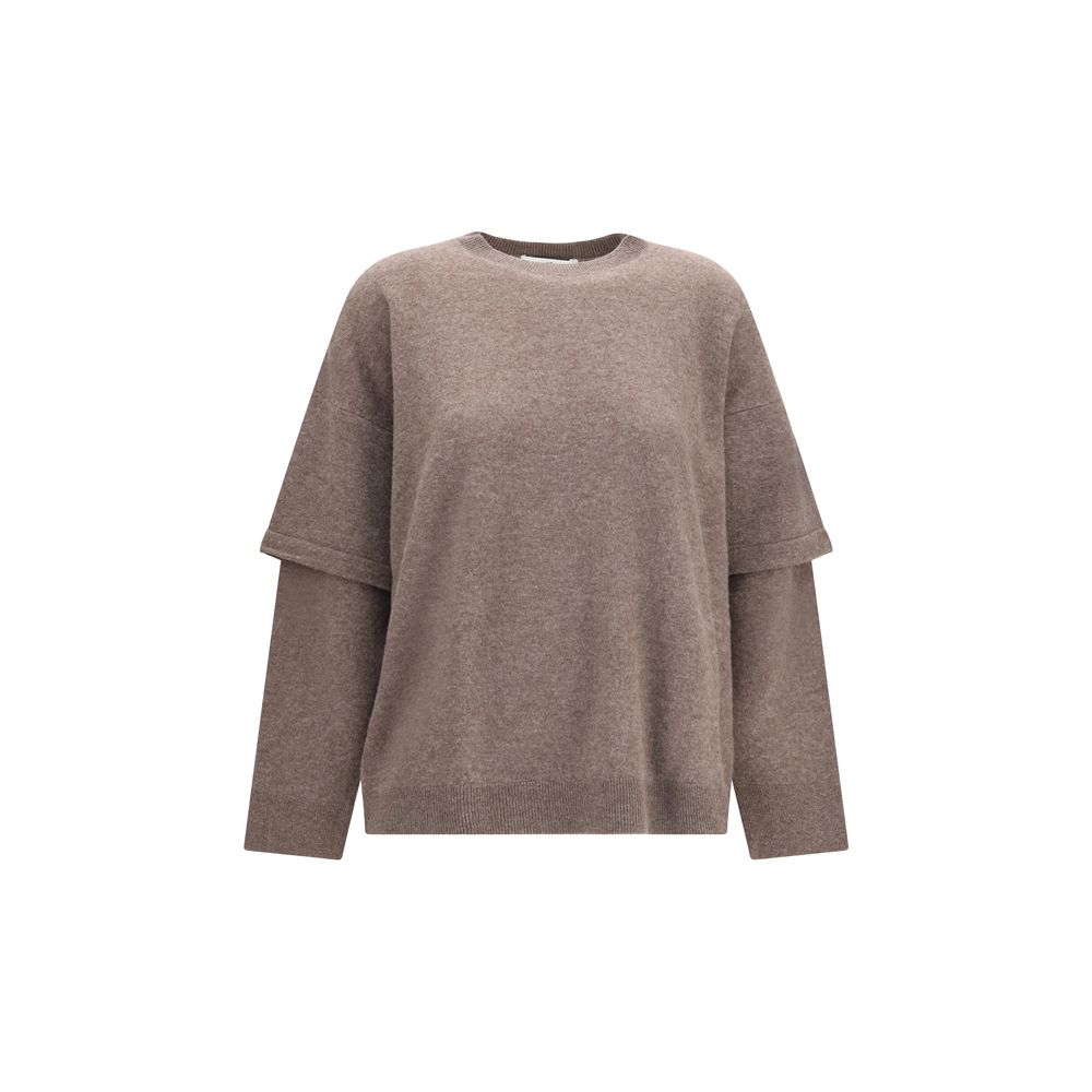 Sweat-shirt en laine brune Oves Aries Darkpark