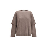 Sweat-shirt en laine brune Oves Aries Darkpark
