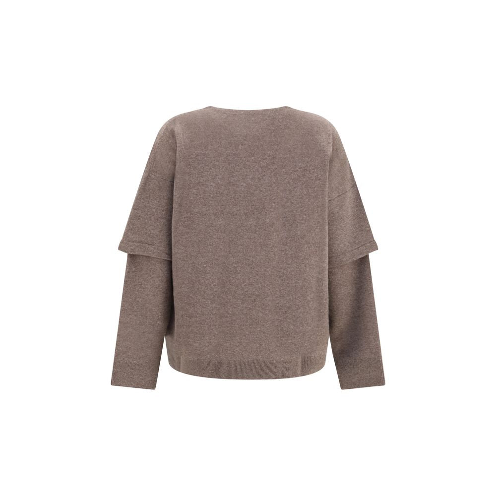 Sweat-shirt en laine brune Oves Aries Darkpark