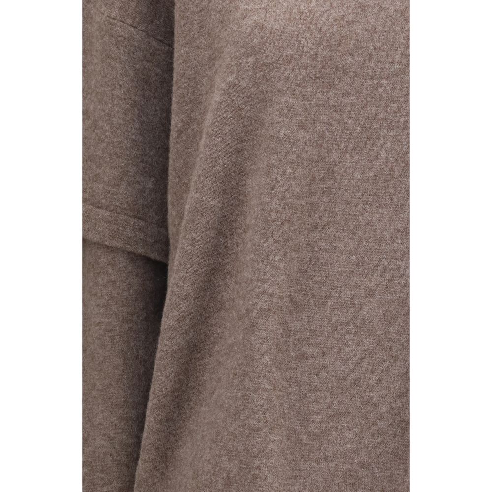 Sweat-shirt en laine brune Oves Aries Darkpark