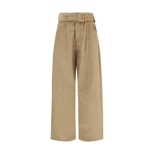 Pantalon décontracté en coton beige Darkpark
