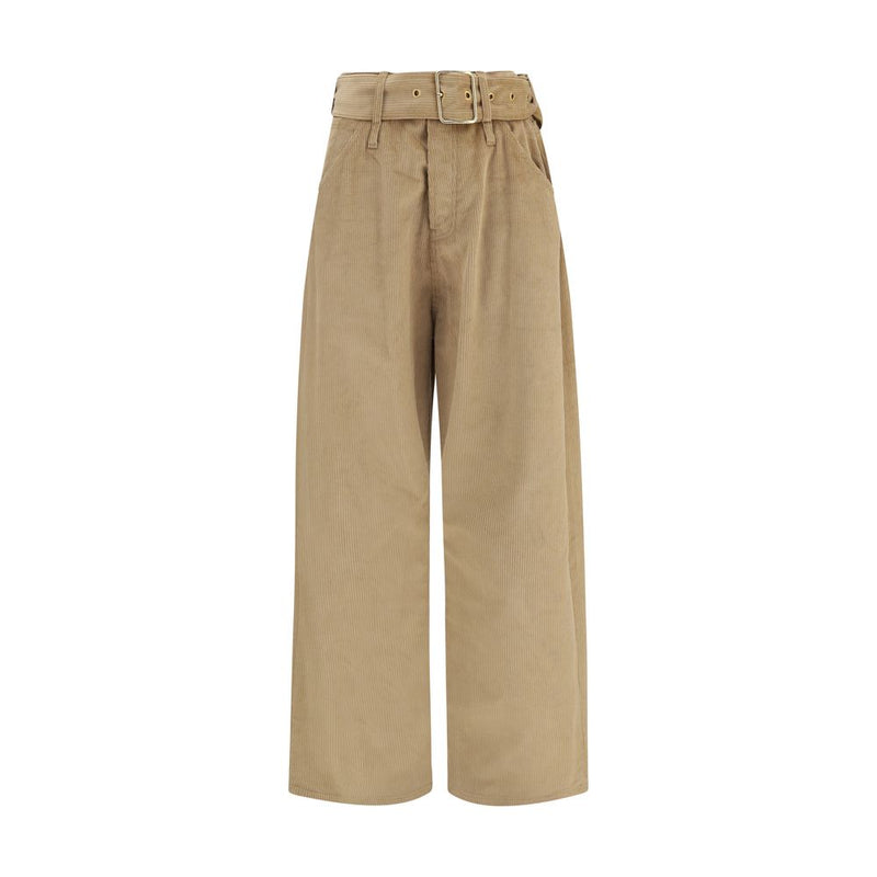 Pantalon décontracté en coton beige Darkpark