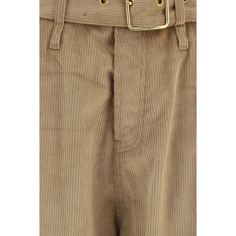 Pantalon décontracté en coton beige Darkpark