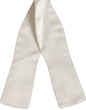 Dolce & Gabbana Men White 100% Silk Adjustable Neck Papillon Bow Tie