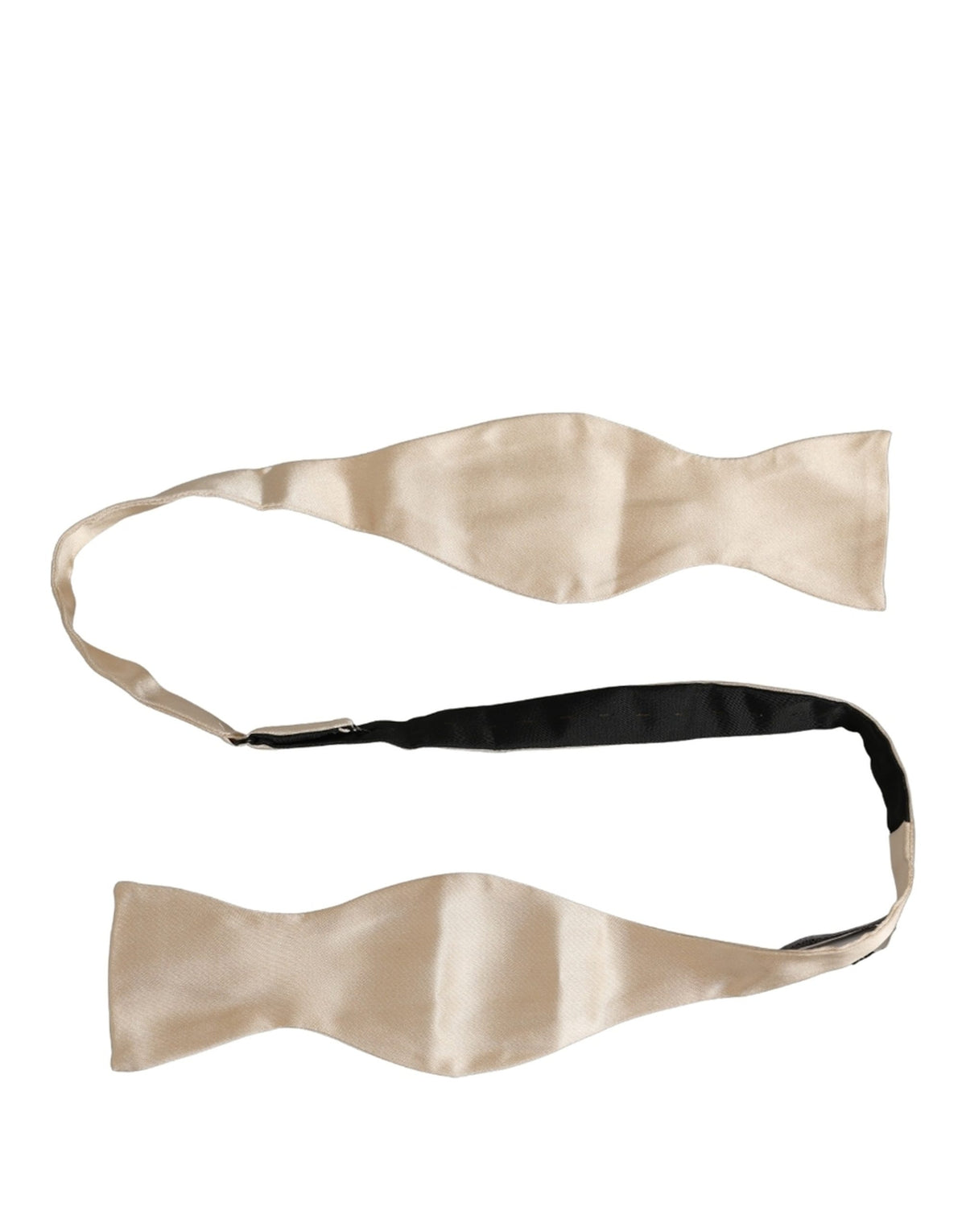 Dolce & Gabbana Homme Papillon Ajustable 100% Soie Beige
