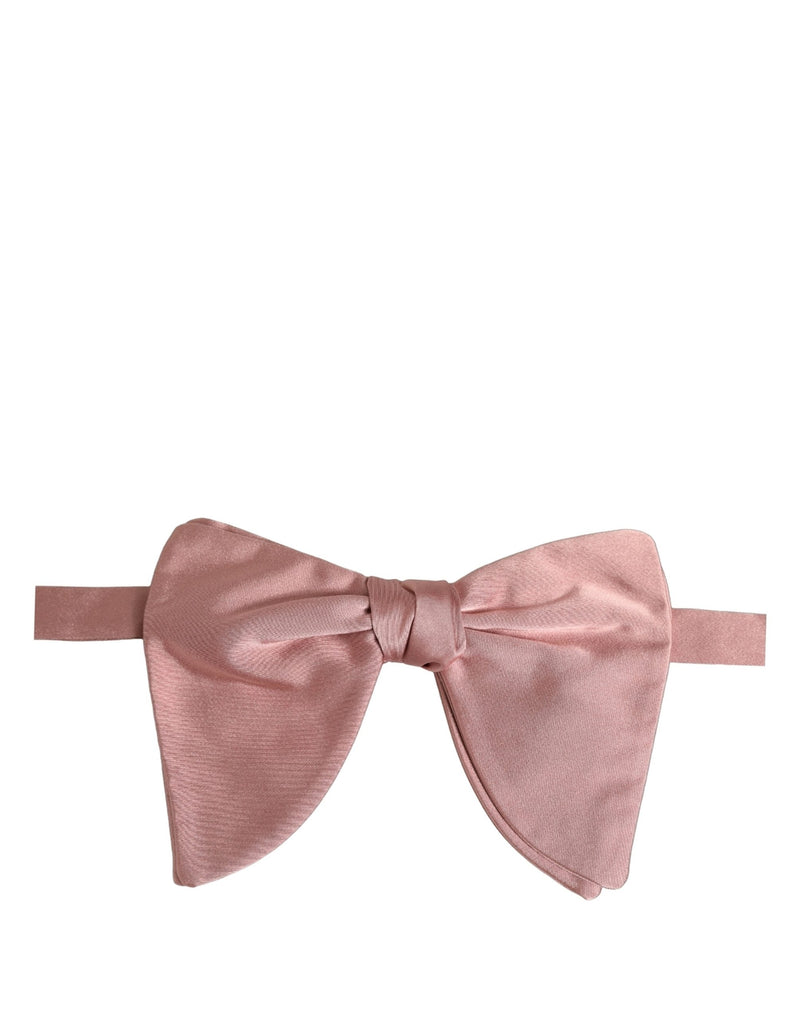 Dolce & Gabbana Homme Rose 100% Soie Nœud Papillon Réglable