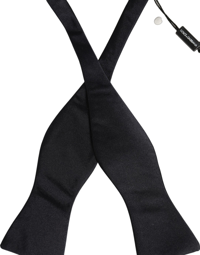 Nœud papillon réglable Dolce & Gabbana Homme Noir 100% Soie