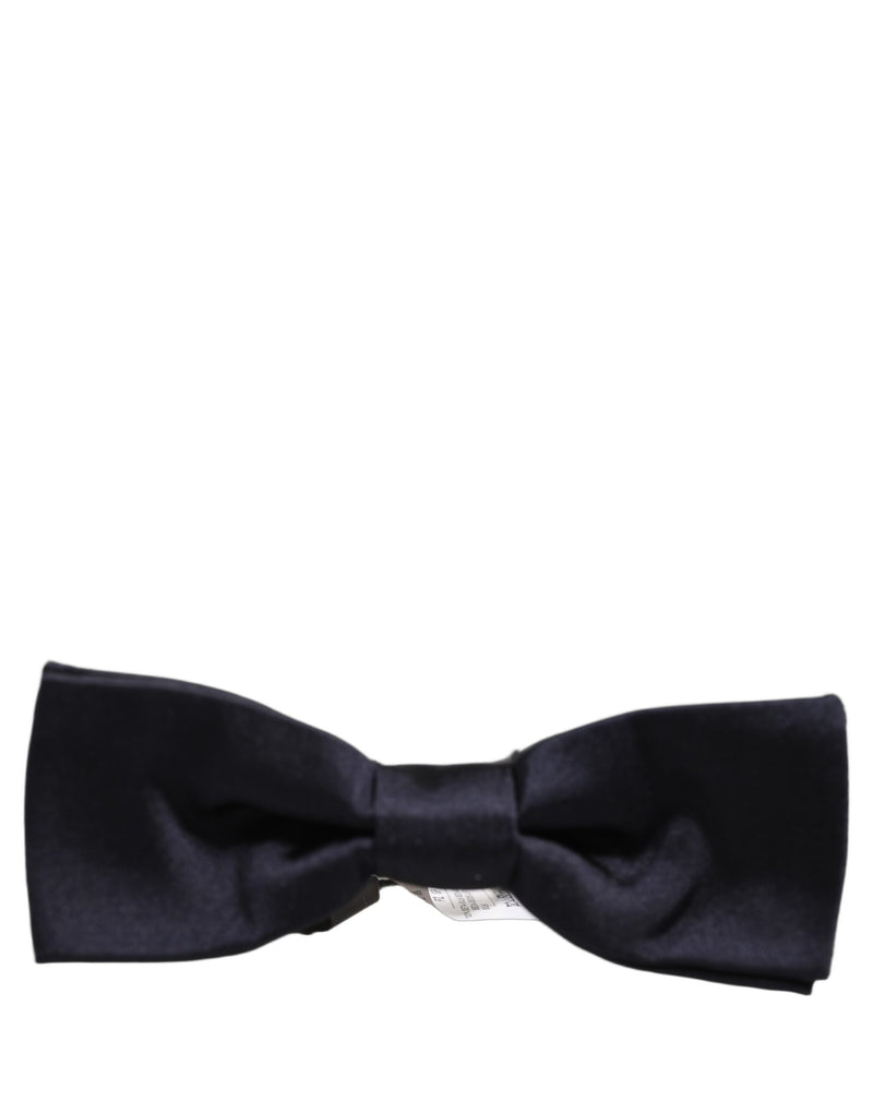 Nœud Papillon Dolce & Gabbana Homme Bleu Foncé 100% Soie Réglable