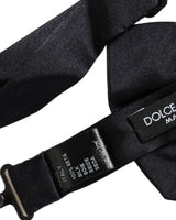Nœud papillon réglable Dolce & Gabbana Homme Noir 100% Soie