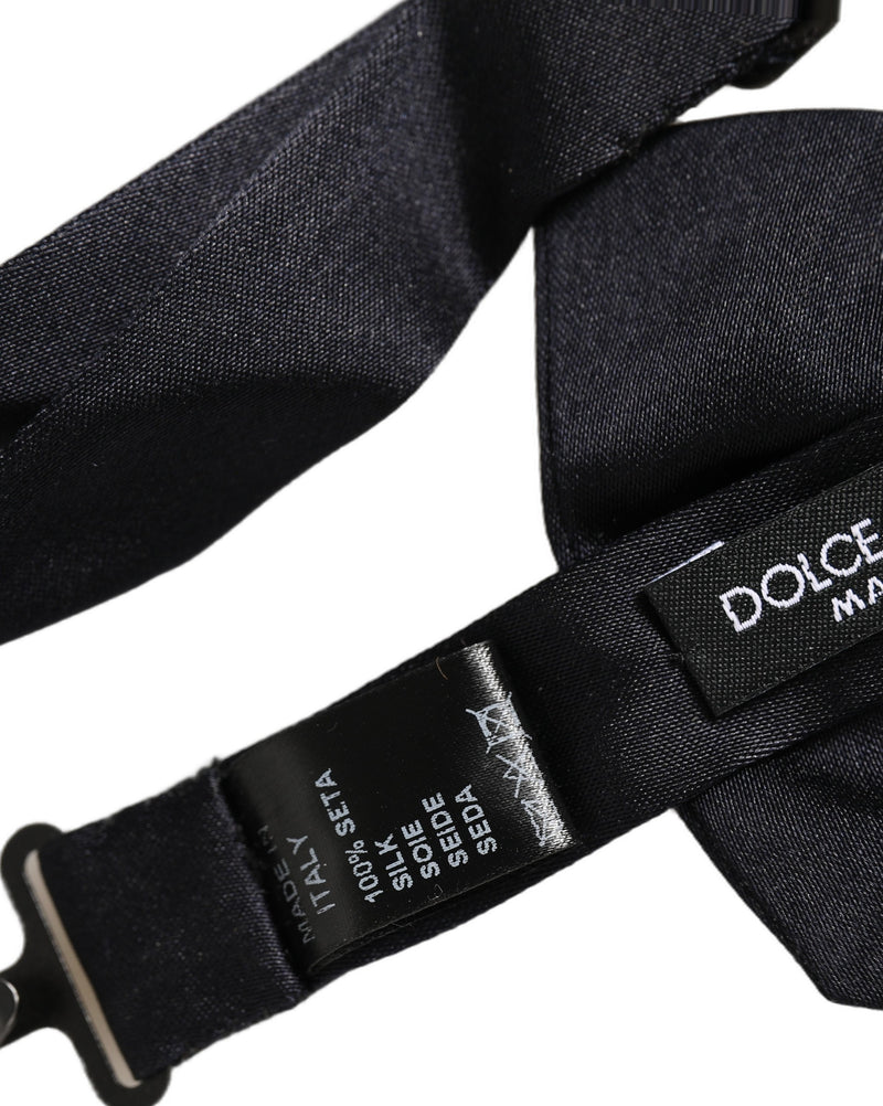 Nœud papillon réglable Dolce & Gabbana Homme Noir 100% Soie