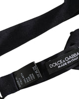 Nœud papillon réglable Dolce & Gabbana Homme Noir 100% Soie
