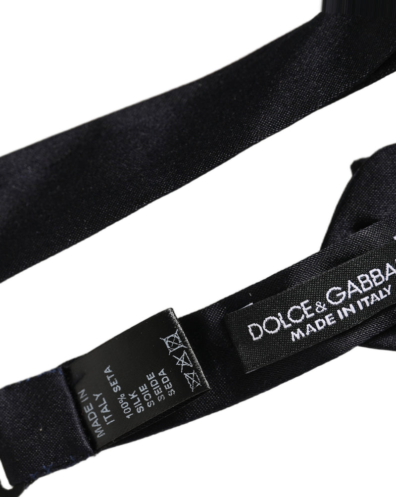 Nœud papillon réglable Dolce & Gabbana Homme Noir 100% Soie