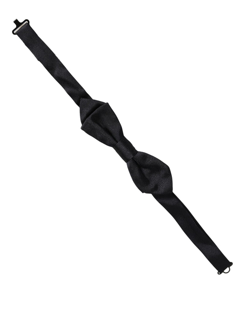 Nœud papillon réglable Dolce & Gabbana Homme Noir 100% Soie