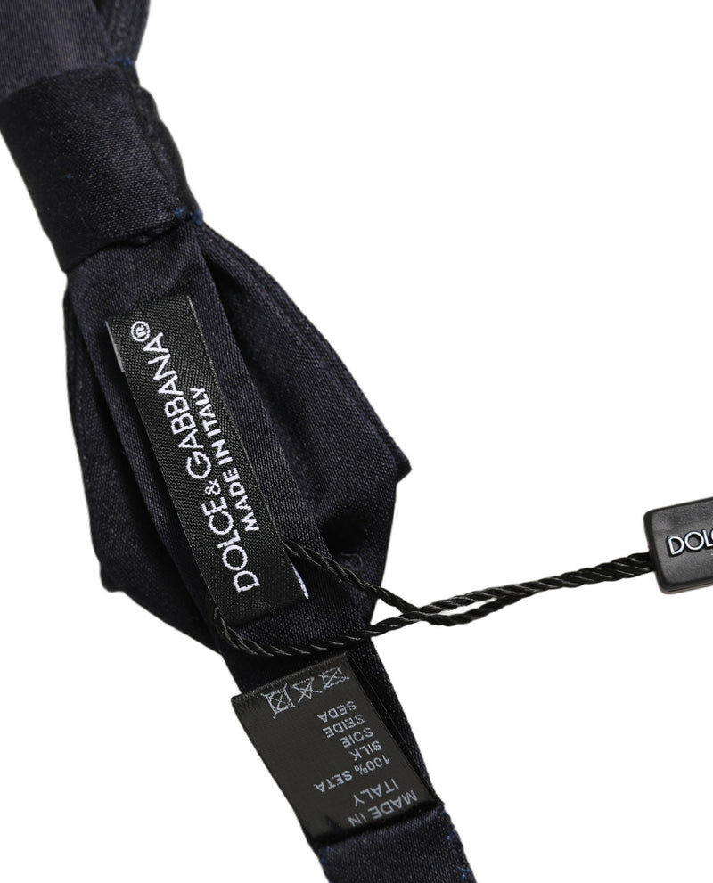 Nœud papillon réglable Dolce & Gabbana Homme Noir 100% Soie