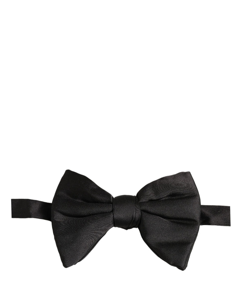 Nœud papillon réglable Dolce & Gabbana Homme Noir 100% Soie