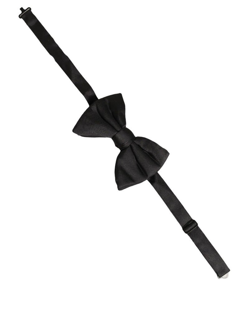 Nœud papillon réglable Dolce & Gabbana Homme Noir 100% Soie