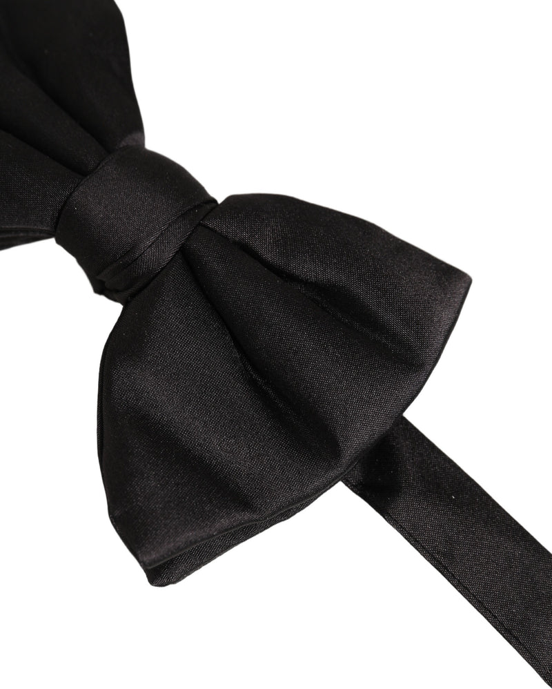 Nœud papillon réglable Dolce & Gabbana Homme Noir 100% Soie
