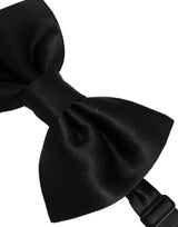 Nœud papillon réglable Dolce & Gabbana Homme Noir 100% Soie
