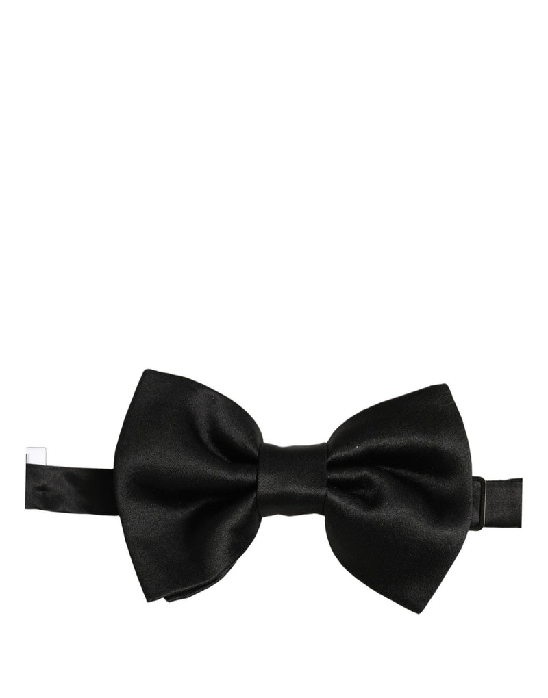 Nœud papillon réglable Dolce & Gabbana Homme Noir 100% Soie