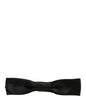 Dolce & Gabbana Men Black 100% SIlk Adjustable Neck Papillon Bow Tie