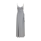 Versace Gray Viscose Casual Dress