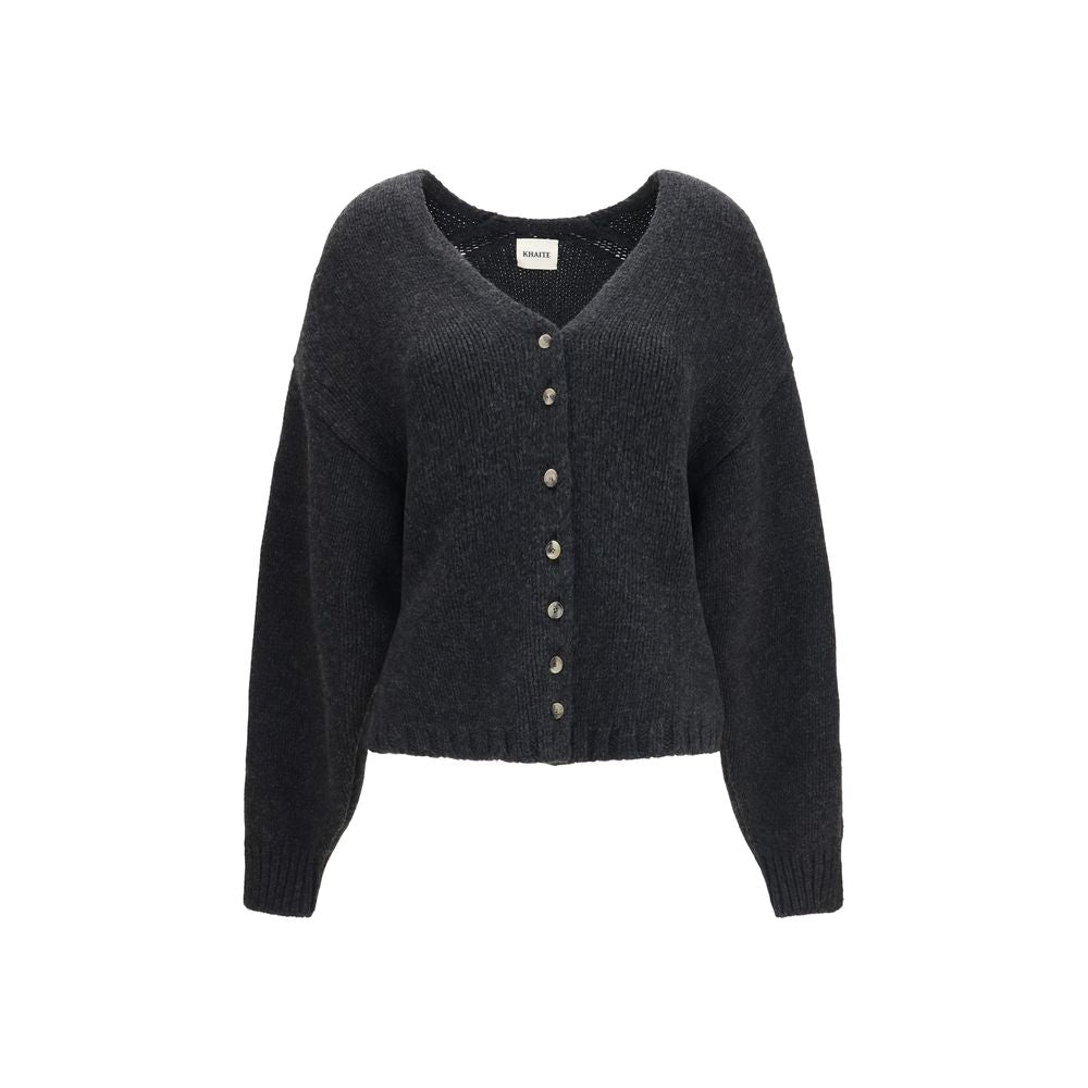 Gilet en cachemire gris Khaite