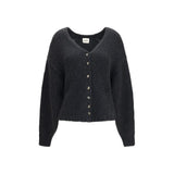 Gilet en cachemire gris Khaite
