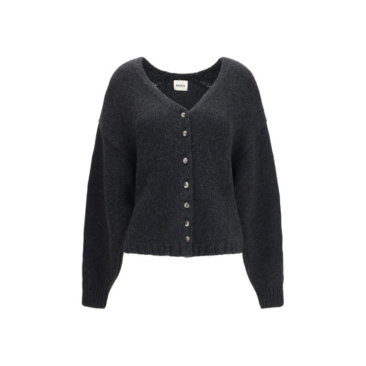 Gilet en cachemire gris Khaite