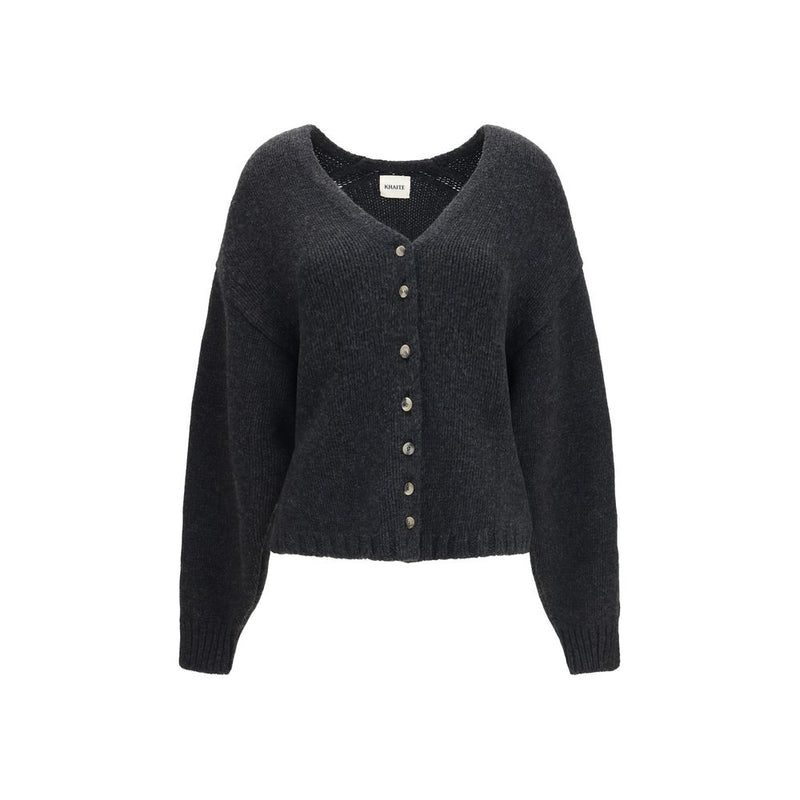 Gilet en cachemire gris Khaite