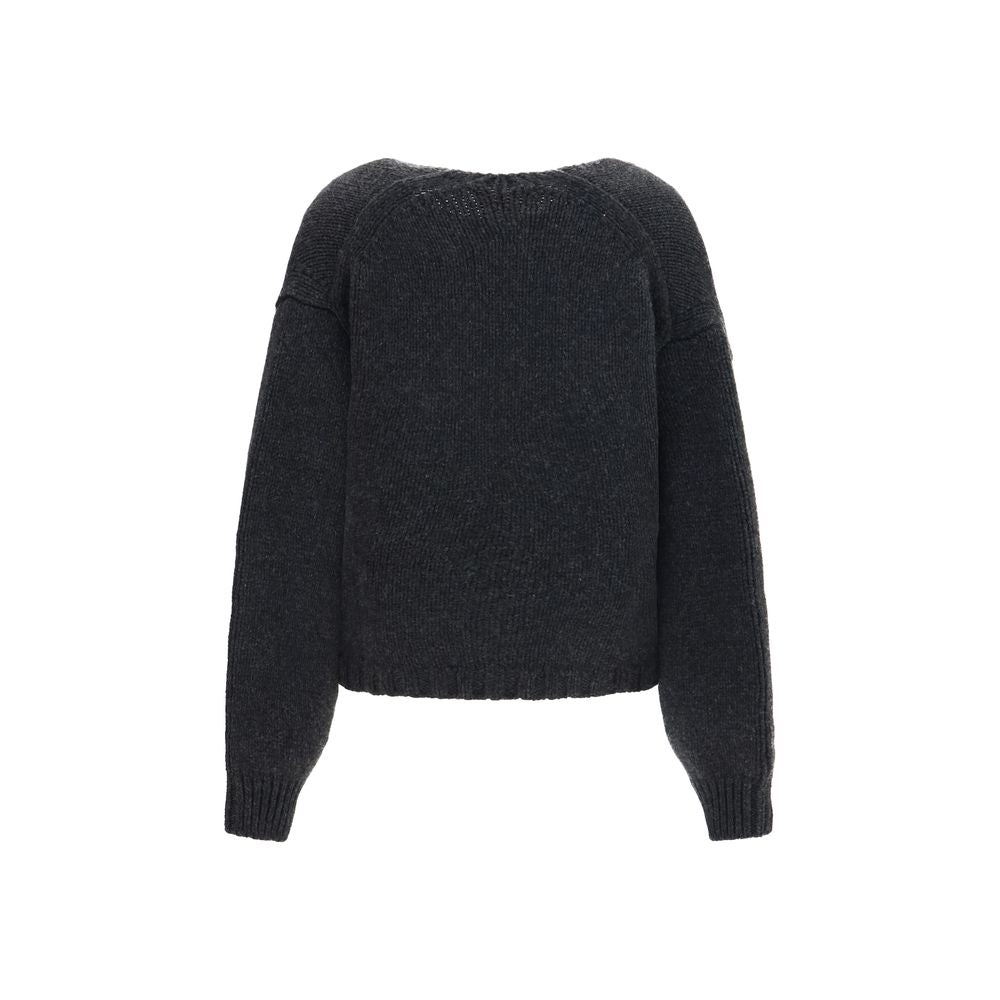 Gilet en cachemire gris Khaite