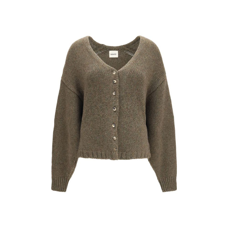 Cardigan en cachemire bicolore Khaite