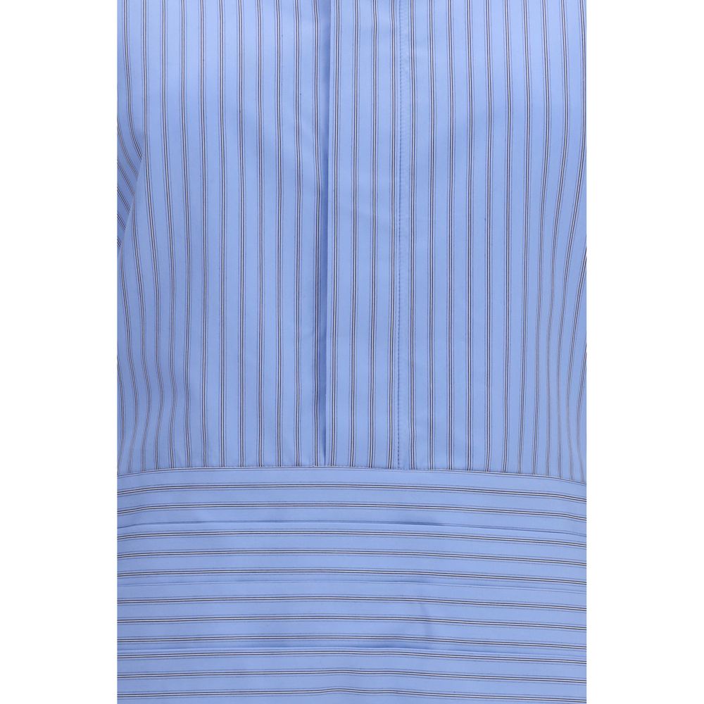 Chemise Sacai en coton bleu à motifs