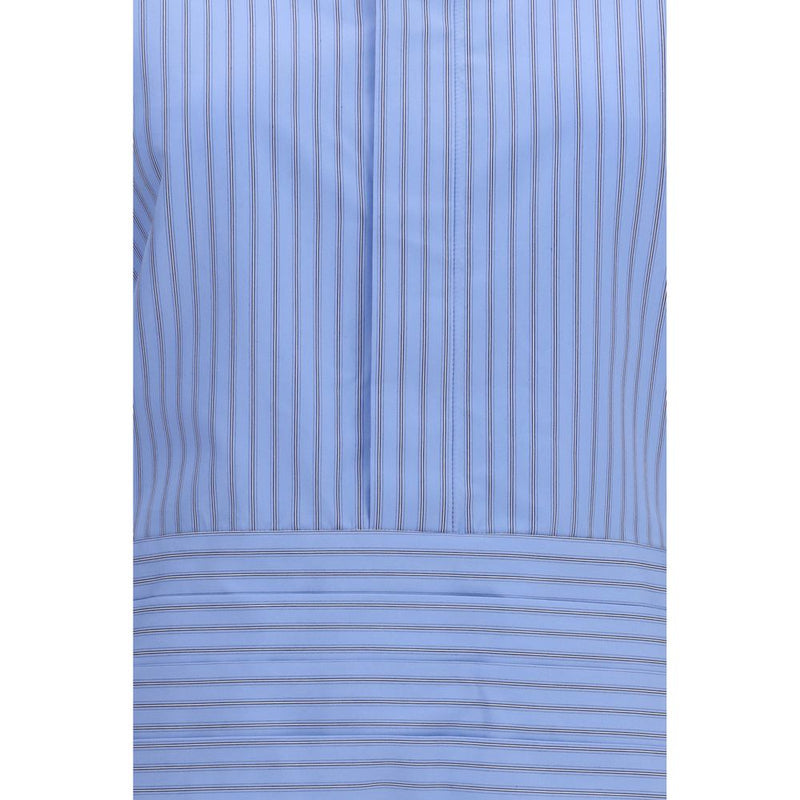 Chemise Sacai en coton bleu à motifs
