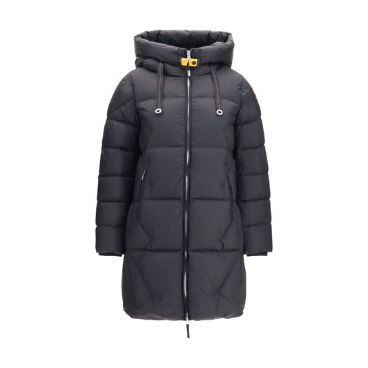 Doudoune longue Parajumpers noire en duvet d'oie