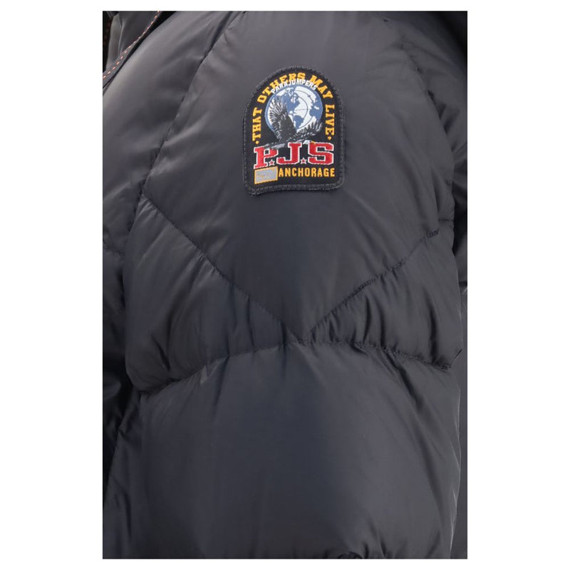 Doudoune longue Parajumpers noire en duvet d'oie